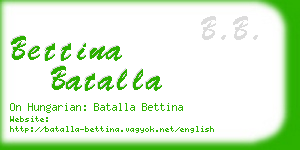 bettina batalla business card
